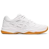 ASICS Women's Gel-RENMA Indoor Shoe, 8, White/Pure Silver