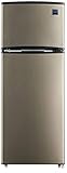 RCA RFR725 2 Door Apartment Size Refrigerator with Freezer, Stainless,7.5 cu ft
