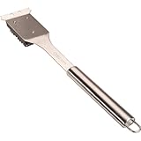 Cuisinart CCB-5014 BBQ Grill Cleaning Brush and Scraper, 16.5', Stainless Steel, 16. 5