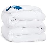 Bedsure Comforter Duvet Insert - Quilted White All Season Down Alternative Queen Size Bedding Comforter with Corner Tabs