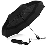 Repel Umbrella The Original Portable Travel Umbrella - Umbrellas for Rain Windproof, Strong Compact Umbrella for Wind and Rain, Perfect Car Umbrella, Golf Umbrella, Backpack, and On-the-Go
