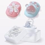 Double Rhythm 3D Nail Gel Clear Solid Sculpting Gel for Nail Art Non-Sticky Hard Gel for Building Carving Molding Nail Extension Soak Off UV/LED Nail Art Salon Home DIY 0.5 Oz (Clear)