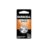 Duracell 2450 3V Lithium Battery, 1 Count Pack, Lithium Coin Battery for Medical and Fitness Devices, Watches, and more, CR Lithium 3 Volt Cell