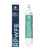 GE® RPWFE™ Refrigerator Water Filter, Genuine Replacement Filter, Certified to Reduce Lead, Sulfur, and 50+ Other Impurities, Replace Every 6 Months for Best Results, Pack of 1