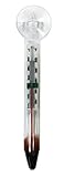 PENN-PLAX Therma-Temp Floating Aquarium Thermometer – Mercury Free – Safe for Freshwater and Saltwater Fish