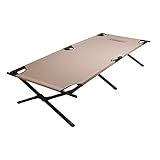 Coleman Trailhead II Camping Cot, Easy-to-Assemble Folding Cot Supports Campers up to 6ft 2in or 300lbs, Great for Camping, Lounging, & Elevated Sleeping