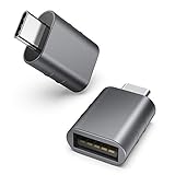 Syntech USB C to USB Adapter Pack of 2 USB C Male to USB3 Female Adapter Compatible with MacBook Pro 2023 iMac iPad Mini 6/Pro MacBook Air 2022 and Other Type C or Thunderbolt 4/3 Devices, Space Grey