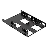 Corsair Dual SSD Mounting Bracket (3.5” Internal Drive Bay to 2.5', Easy Installation) Black