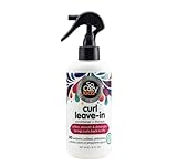SoCozy, Curl Spray LeaveIn Conditioner For Kids Hair Detangles and Restores Curls No Parabens Sulfates Synthetic Colors or Dyes, Jojoba Oil,Olive Oil & Vitamin B5, Sweet-Pea, 8 Fl Oz