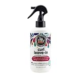 SoCozy, Curl Spray LeaveIn Conditioner For Kids Hair Detangles and Restores Curls No Parabens Sulfates Synthetic Colors or Dyes, Jojoba Oil,Olive Oil & Vitamin B5, Sweet-Pea, 8 Fl Oz