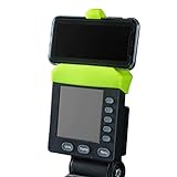 Phone Holder Made for PM5 Monitors of Concept 2 Rower, SkiErg and BikeErg - Silicone Smartphone Cradle Compatible with Concept 2 Rowing Machine. Ideal Rower Accessories