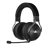 CORSAIR VIRTUOSO RGB WIRELESS XT Multiplatform Gaming Headset With Bluetooth - Dolby Atmos - Broadcast Quality Microphone - iCUE Compatible- PC, Mac, PS5, PS4, Nintendo Switch, Mobile - Black