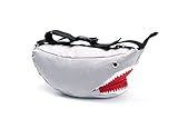 Shark Fanny Pack Cross Body Bag Wasit Pack Belt Bags for Men,Women,Kids Gray shark