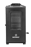 Masterbuilt MB20073519 Bluetooth Digital Electric Smoker with Broiler, 30 inch, Black
