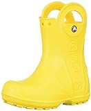 Crocs unisex child Rain Boot, Yellow, 6 Toddler US