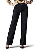 Lee Women's Ultra Lux Comfort with Flex Motion Trouser Pant Black 14 Short