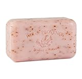Pre de Provence Artisanal Soap Bar, Natural French Skincare, Enriched with Organic Shea Butter, Quad Milled for Rich, Smooth & Moisturizing Lather, Juicy Pomegranate, 5.3 Ounce