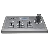 HaiweiTech 3D Joystick PTZ Controller for Business Meetings, RS232 RS422 PTZ Controller with Joystick Operation