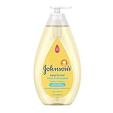 Johnson's Head-To-Toe Gentle Baby Body Wash & Shampoo, Tear-Free, Sulfate-Free & Hypoallergenic Bath Wash & Shampoo for Baby's Sensitive Skin & Hair, Washes Away 99.9% Of Germs 27.1 fl. oz