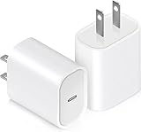 USB C Charger Block 20W, Ocupwei PD 3.0 Fast Charging Wall Charger USBC Power Adapter Type C Brick Cube for iPhone 16/16Pro/16Pro Max/16Plus/15/14/13/12/11, iPad, Samsung, Google[2 Pack]