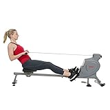 Sunny Health & Fitness Multi-Function Magnetic Rowing Machine with Floor Plates - SF-RW5935