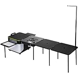 portable multifunctional outdoor kitchen station with Wheels