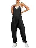 AUTOMET Jumpsuits for Women Casual Overalls Rompers Dressy Sexy Summer Outfits 2023 Clothes Sleeveless Baggy Harem Onesie Jumpers