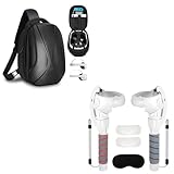 BnLnHOGVR SARLAR Travel Case and Long Arm Handle Grips Compatible with Meta Quest 2