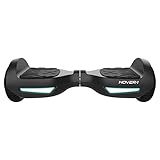 Hover-1 Drive Electric Hoverboard | 7MPH Top Speed, 3 Mile Range, Long Lasting Lithium-Ion Battery, 6HR Full-Charge, Path Illuminating LED Lights, Black