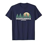 Chattanooga TN Vintage Throwback Tee Retro 70s Design T-Shirt