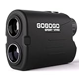 Gogogo Sport Vpro Laser Golf/Hunting Rangefinder, 6X Magnification Clear View 650/900 Yards Laser Range Finder, Accurate, Slope Function, Pin-Seeker & Flag-Lock & Vibration, Easy-to-Use Range Finder