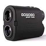 Gogogo Sport Vpro Laser Golf/Hunting Rangefinder, 6X Magnification Clear View 650/900 Yards Laser Range Finder, Accurate, Slope Function, Pin-Seeker & Flag-Lock & Vibration, Easy-to-Use Range Finder