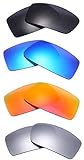 4 Pairs Polarized Replacement Lenses for Oakley Gascan Glass Sunglasses Frames