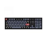 Keychron K10 Pro QMK/VIA Custom Wireless Mechanical Keyboard, Hot-Swappable Full Size 108 Keys Programmable RGB LED Backlit Brown Switch, Bluetooth/USB-C Wired Gaming Keyboard for Mac Windows Linux