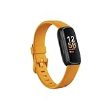 Fitbit Inspire 3 Health & Fitness Tracker with Stress Management, Workout Intensity, Sleep Tracking, 24/7 Heart Rate and more, Morning Glow/Black, One Size (S & L Bands Included)