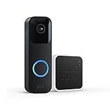 Blink Video Doorbell + Sync Module 2 | Two-year battery life, Two-way audio, HD video, motion and chime app alerts and Alexa enabled — wired or wire-free (Black)