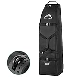 Himal Outdoors Soft-Sided Golf Travel Bag with Wheels - Heavy Duty 600D Polyester Oxford Wear-Resistant, Excellent Zipper Universal Size