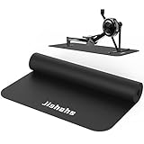 JISHAHS Universal Indoor Rowing Machine Mat- 8.5 x 2.3 FT Exercise Equipment Mat for Concept 2, Nordictrac, Sunny, Hydrow etc. Extra Long Non-Slip and Waterproof, Under Rower Floors Protection