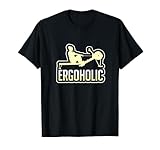 Rowing Machine Exercise Erg Workout Fitness Funny Ergometer T-Shirt