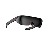 Goolton AR VR Glasses Smart Glasses Augmented Reality Wearable Tech Headsets, Si-OLED Display 80g Lightweight, 48°FoV, Black for Gaming Favor