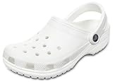 Crocs Unisex-Adult Classic Clog, Clogs for Women and Men, White, 10 Women/8 Men