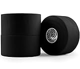 Hampton Adams | As Seen on Shark Tank | 3-Pack Black Athletic Sports Tape – Very Strong Easy Tear NO Sticky Residue Best Tape for Athlete & Medical Trainers