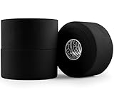 Hampton Adams | As Seen on Shark Tank | 3-Pack Black Athletic Sports Tape – Very Strong Easy Tear NO Sticky Residue Best Tape for Athlete & Medical Trainers