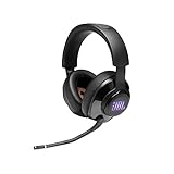 JBL Quantum 400 - Wired Over-Ear Gaming Headphones with USB and Game-Chat Balance Dial - Black