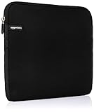 Amazon Basics 15.6-Inch Laptop Sleeve, Protective Case with Zipper - Black