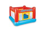 Intex Inflatable Jump-O-Lene Playhouse Trampoline Bounce House for Kids Ages 3-6 Pool Red/Yellow, 68-1/2' L x 68-1/2' W x 44' H