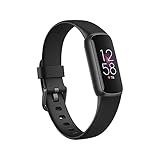 Fitbit Luxe Fitness and Wellness Tracker with Stress Management, Sleep Tracking and 24/7 Heart Rate, Black/Graphite, One Size (S & L Bands Included)