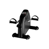 Under Desk Bike and Pedal Exerciser - At-Home Physical Therapy Equipment and Exercise Machine for Arms and Legs with LCD Screen by Wakeman Fitness