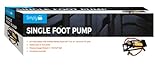 Simply FP001 Single Piston Fast Fill Foot Pump for Tyres, Air Mattresses, Balls, and Other Inflatables
