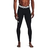 Under Armour Men's ColdGear Armour Leggings , Black (001)/White, Large